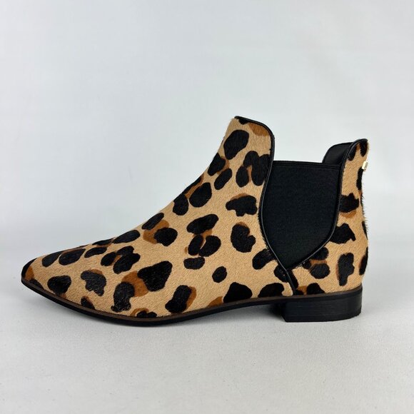 Cole Haan Womens Hara Jaguar Print Haircalf Chelsea Ankle Boots Low Heel size 7B - Picture 6 of 16